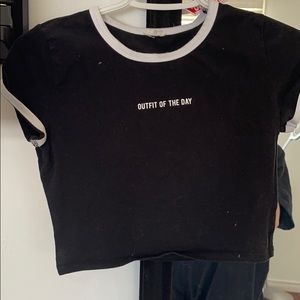 Garage crop top